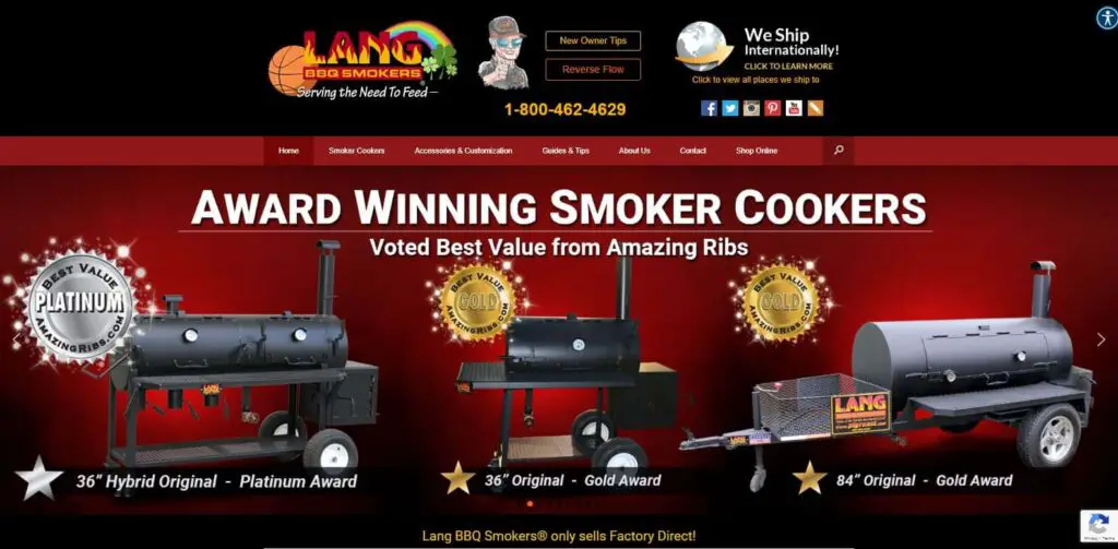 Lang BBQ Smokers made in USA