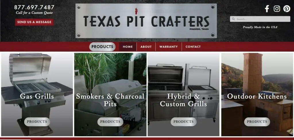 Texas Pit Crafters made in USA