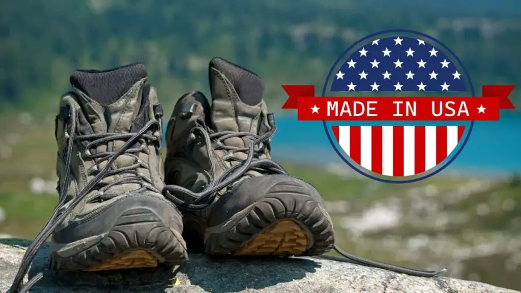Hiking boots made in USA